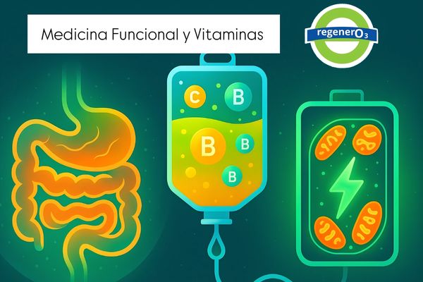 Goteros endovenosos en medicina funcional: restaurar energía, reparar el intestino y revertir el envejecimiento celular