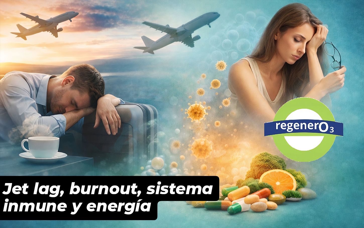 Jet lag, burnout, sistema inmune y energía