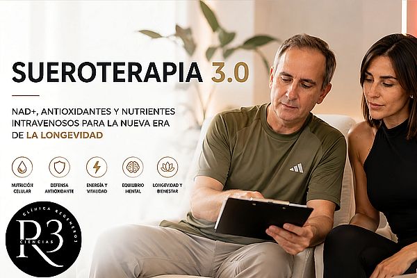 Sueroterapia 3.0: NAD+, antioxidantes y nutrientes intravenosos para la nueva era de la longevidad